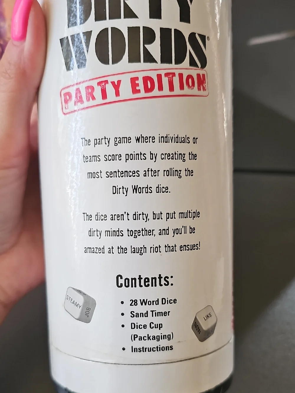 Dirty Words Party Edition - White